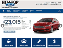 Tablet Screenshot of hilltopford.com